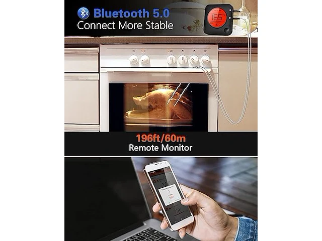 Bfour digitale grillthermometer - afbeelding 4 van  6