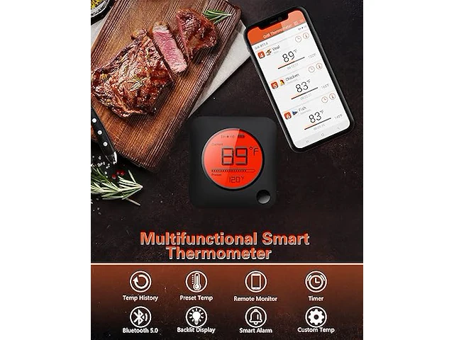 Bfour digitale grillthermometer - afbeelding 6 van  6