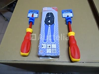 Bgs 1419 krimptang, 2 pz2 kruisschroevendraaiers - afbeelding 1 van  7