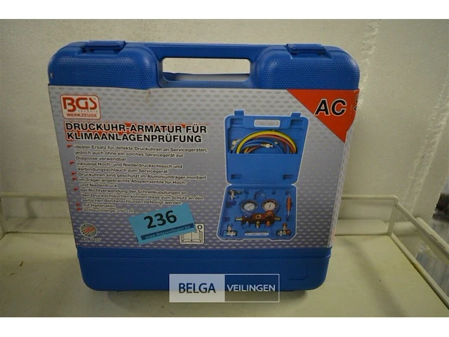 Bgs drukmeterset voor aircotest - afbeelding 2 van  4