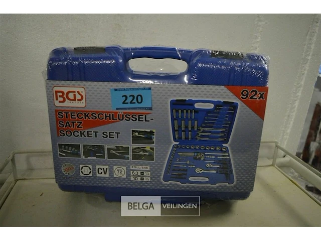 Bgs technic dopsleutelset 92-delig - afbeelding 2 van  4