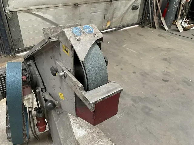 Bgu maschinen mbs 751 stationaire bandschuurmachine - afbeelding 4 van  7