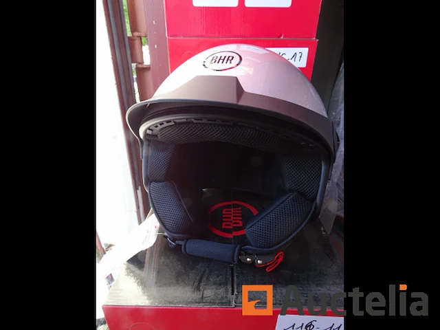 Bhr italiaans design 883 peak motorhelm - afbeelding 8 van  11