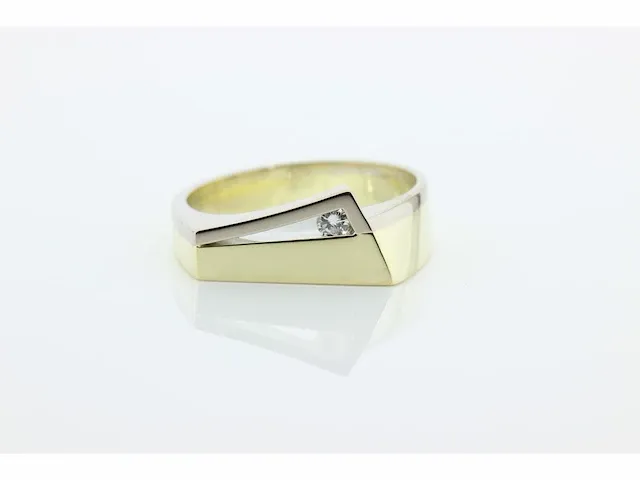 Bi-color ring diamonde - afbeelding 1 van  7