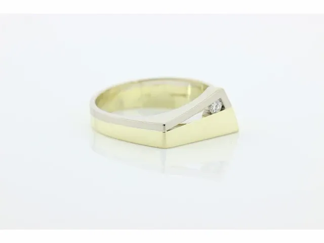 Bi-color ring diamonde - afbeelding 2 van  7