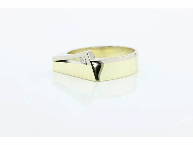 Bi-color ring diamonde - afbeelding 3 van  7
