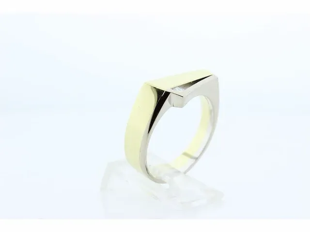 Bi-color ring diamonde - afbeelding 6 van  7