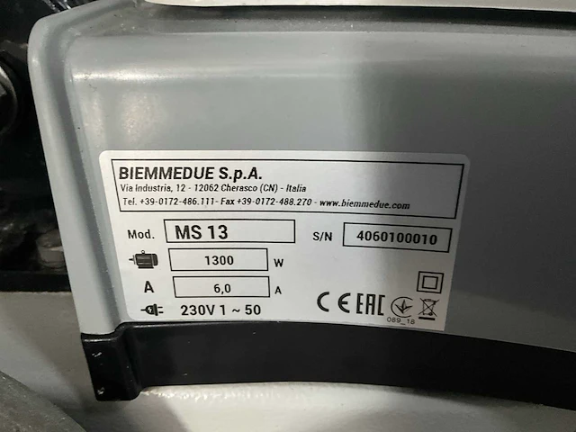 Biemmedue ms13 vloerreiniger 1-schijfmachine - afbeelding 7 van  7