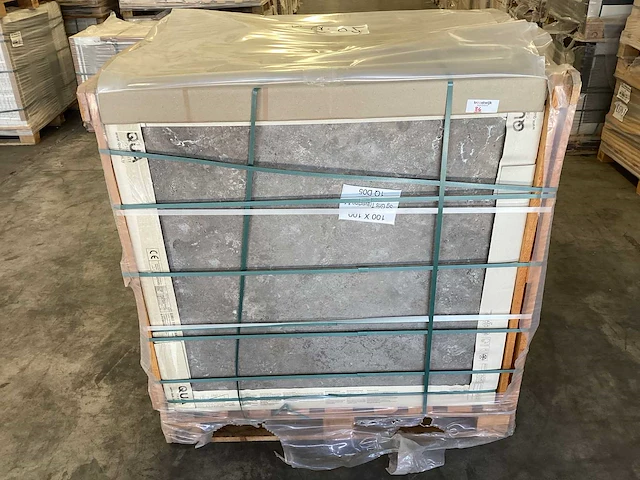 Bien gris travertino mat 100x100 cm tegel 60 m² - afbeelding 6 van  12