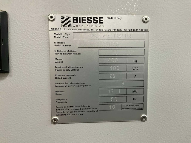 Biesse rover a-s1332uts cnc-bewerkingscentrum - afbeelding 9 van  17