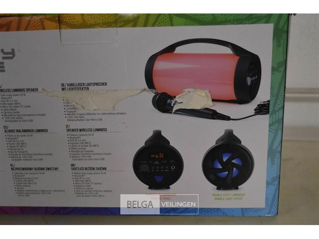 Big ben party 50w bleutooth +micro - afbeelding 3 van  4