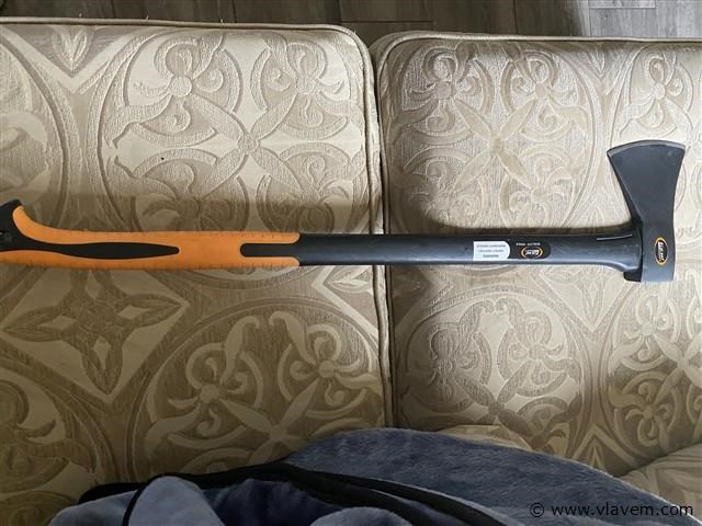 Big leaf fiberglass bijl 2kg - afbeelding 1 van  3