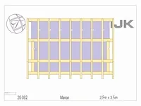 Bijgebouw europese douglas 3,5x2,5 - afbeelding 2 van  22