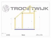 Bijgebouw europese douglas 3,5x2,5 - afbeelding 19 van  22