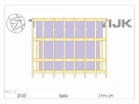 Bijgebouw europese douglas 3x2,5 - afbeelding 2 van  19