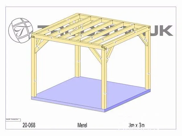 Bijgebouw europese douglas 3x3 - afbeelding 11 van  18