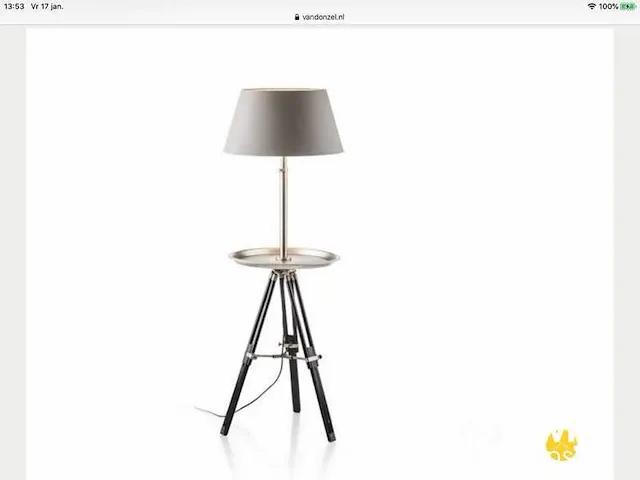 Bijzettafel met verlichting - afbeelding 1 van  5