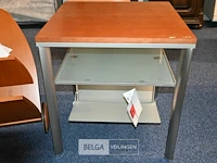 Bijzettafeltje hout en glas - afbeelding 1 van  1
