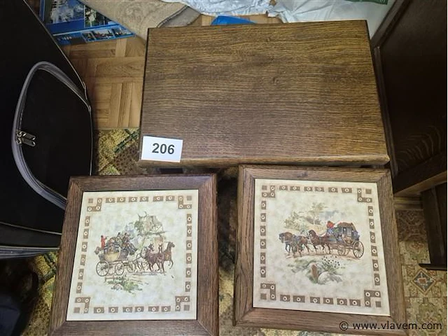 Bijzettafeltjes 3 stuks - afbeelding 2 van  3