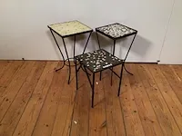 Bijzettafeltjes mozaïek (3x) - afbeelding 1 van  7