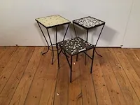 Bijzettafeltjes mozaïek (3x) - afbeelding 2 van  7