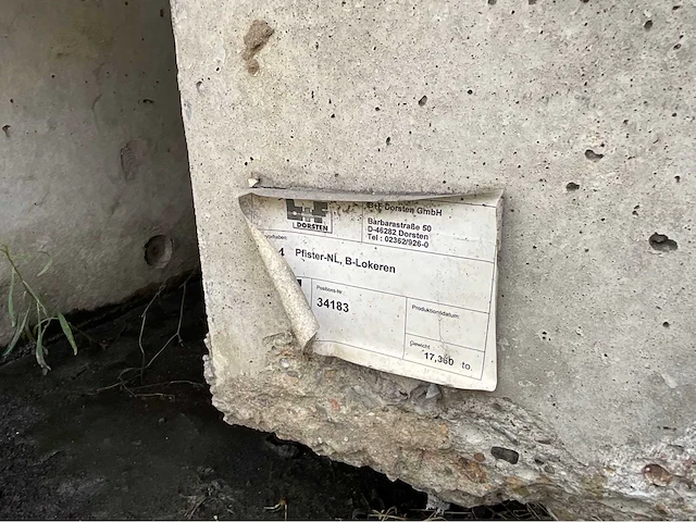 Bilanciai weegbrug zonder grondstuk met weegcellen. - afbeelding 3 van  3
