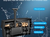 Biling vijverfilter op zonne-energie - afbeelding 2 van  4
