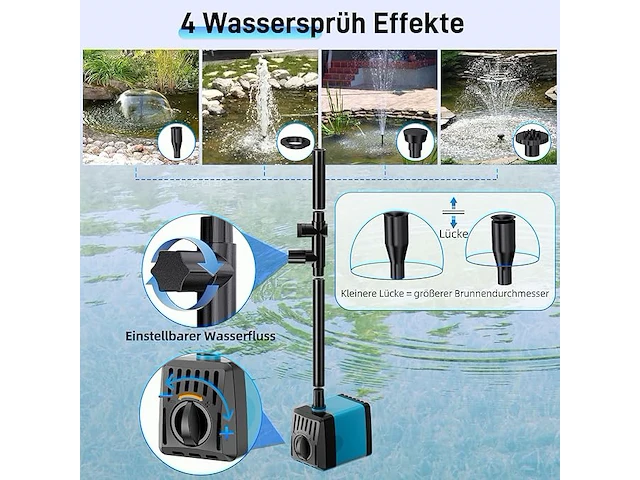 Biling vijverfilter op zonne-energie - afbeelding 4 van  5