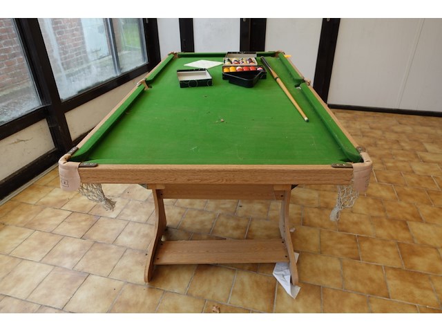 Biljarttafel + dartsboard - afbeelding 2 van  4