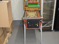 Bingo speelmachine bally super 7, schade aan glas