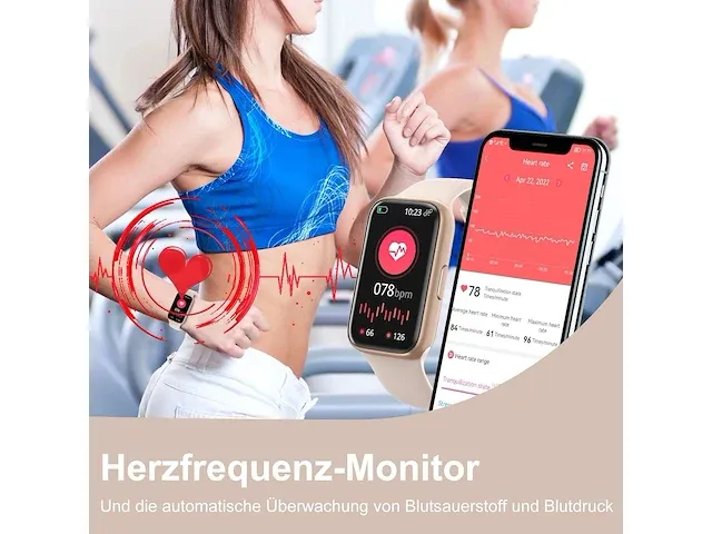 Bingofit fitnesstracker (roze) - afbeelding 5 van  6