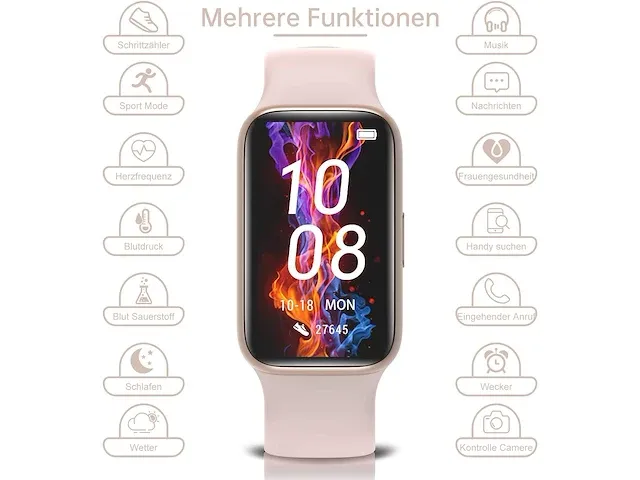 Bingofit fitnesstracker (roze) - afbeelding 6 van  6