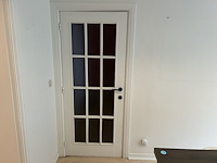 Binnendeur keuken met glas inclusief binnenkast en deurlijsten