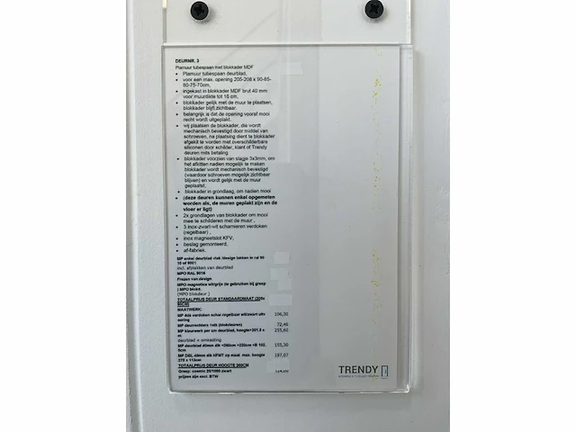 Binnendeur mdf - afbeelding 6 van  6