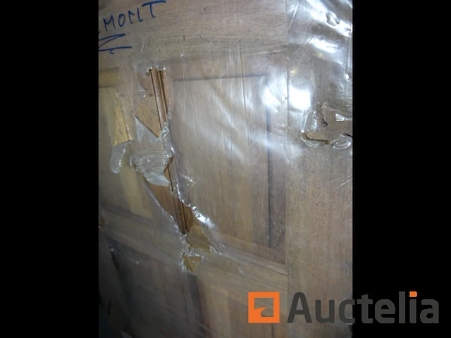 Binnendeurblad in meranti wickes, buitendeurblad in merbau wickes - afbeelding 1 van  6