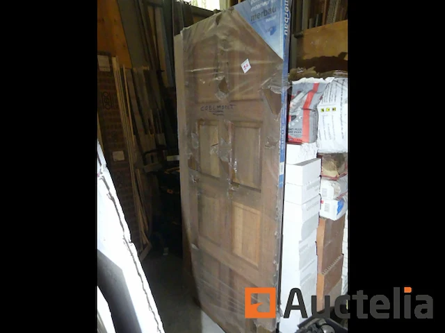 Binnendeurblad in meranti wickes, buitendeurblad in merbau wickes - afbeelding 3 van  6