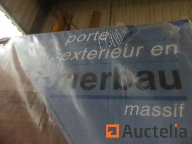 Binnendeurblad in meranti wickes, buitendeurblad in merbau wickes - afbeelding 4 van  6
