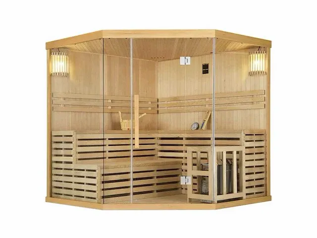 Binnensauna espoo 200 premium - 8 kw - afbeelding 6 van  11
