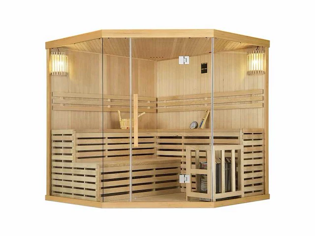 Binnensauna espoo 200 premium - 8 kw - afbeelding 6 van  11