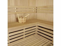 Binnensauna espoo 200 premium - 8 kw - afbeelding 9 van  11