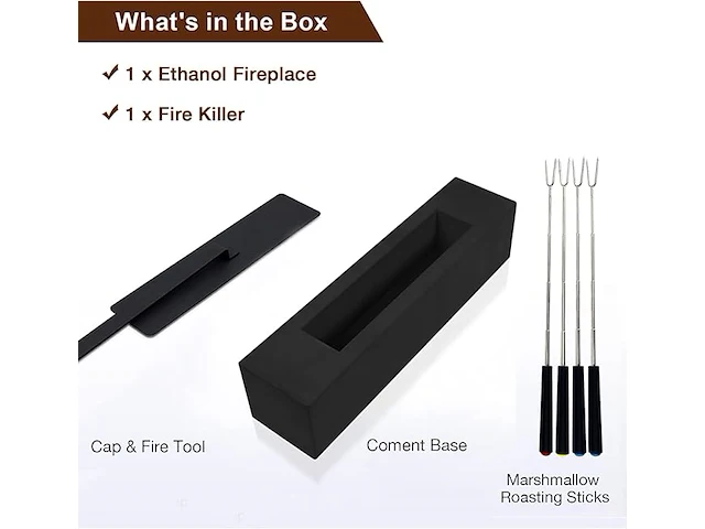 Bio-ethanol tafelhaard - afbeelding 3 van  6