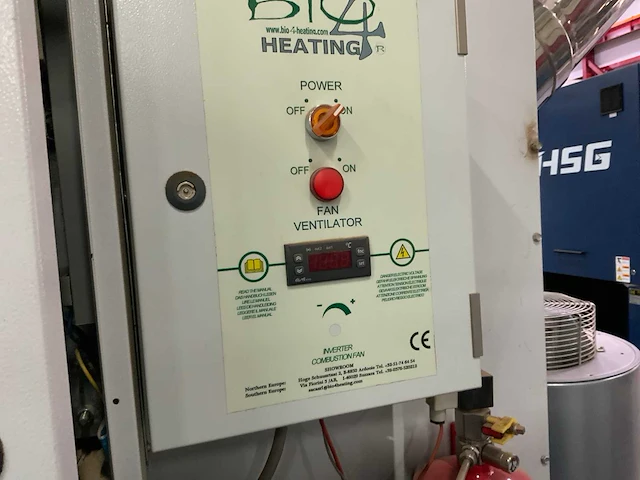 Bio4heating cgh 240 sbc industriële houtkachel voor werkplaatsverwarming - afbeelding 2 van  11