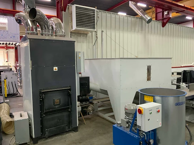 Bio4heating cgh 240 sbc industriële houtkachel voor werkplaatsverwarming - afbeelding 1 van  11