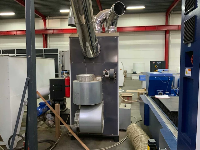 Bio4heating cgh 240 sbc industriële houtkachel voor werkplaatsverwarming - afbeelding 5 van  11