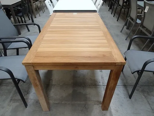 Birlington rosselini teak tuintafel rechthoekig 140cm - afbeelding 3 van  5