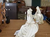 Biscuit beeldje vrouw ca. 20cm - afbeelding 4 van  6