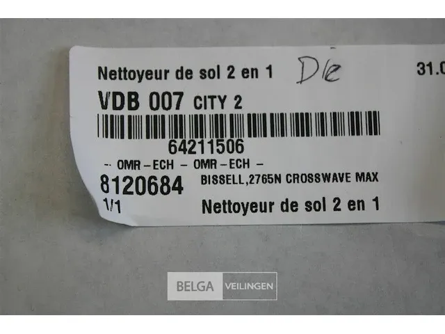 Bissell 2765n crosswave max vloerreiniger 2 in 1 - afbeelding 5 van  5