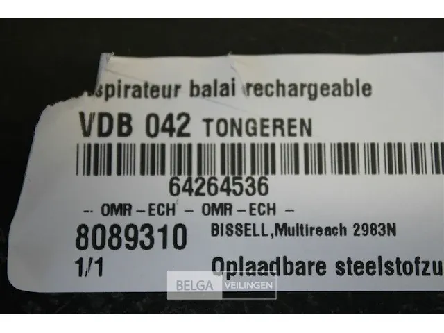 Bissell multireach 2983n oplaadbare steelstofzuiger - afbeelding 5 van  5