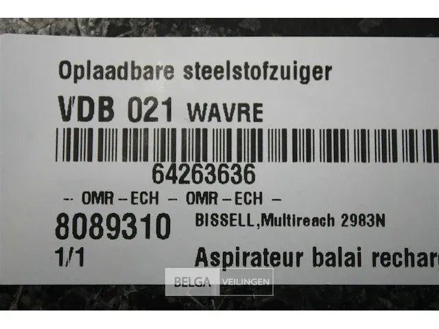 Bissell multireach 2983n oplaadbare steelstofzuiger - afbeelding 5 van  5