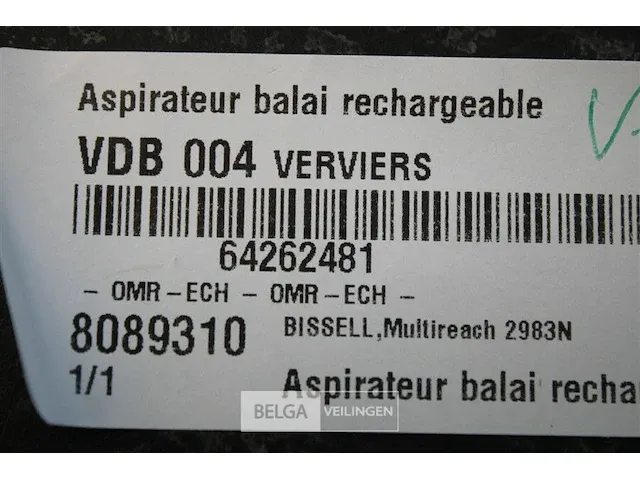 Bissell multireach 2983n oplaadbare steelstofzuiger - afbeelding 5 van  5